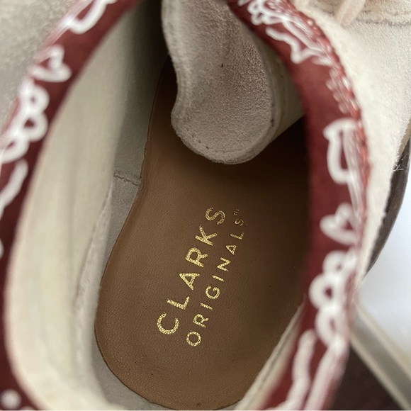 Clark Original Paisley Print Ankle Boots - Picture 9 of 11